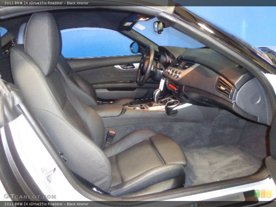 Black Interior Front Seat for the 2011 BMW Z4 sDrive35is Roadster #86811240