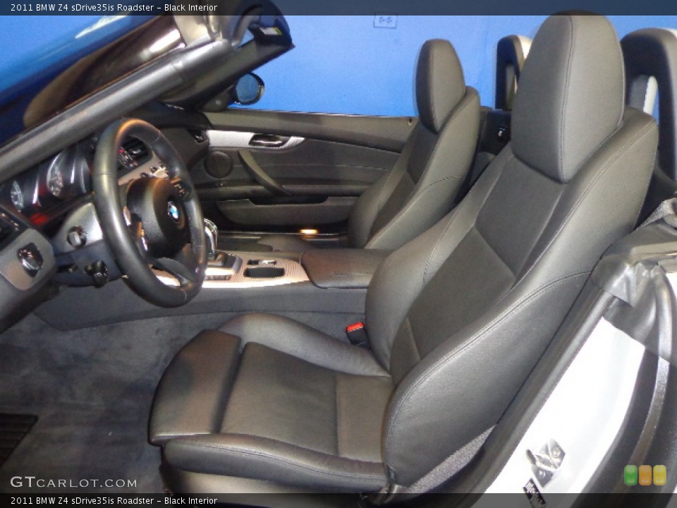 Black Interior Front Seat for the 2011 BMW Z4 sDrive35is Roadster #86811315