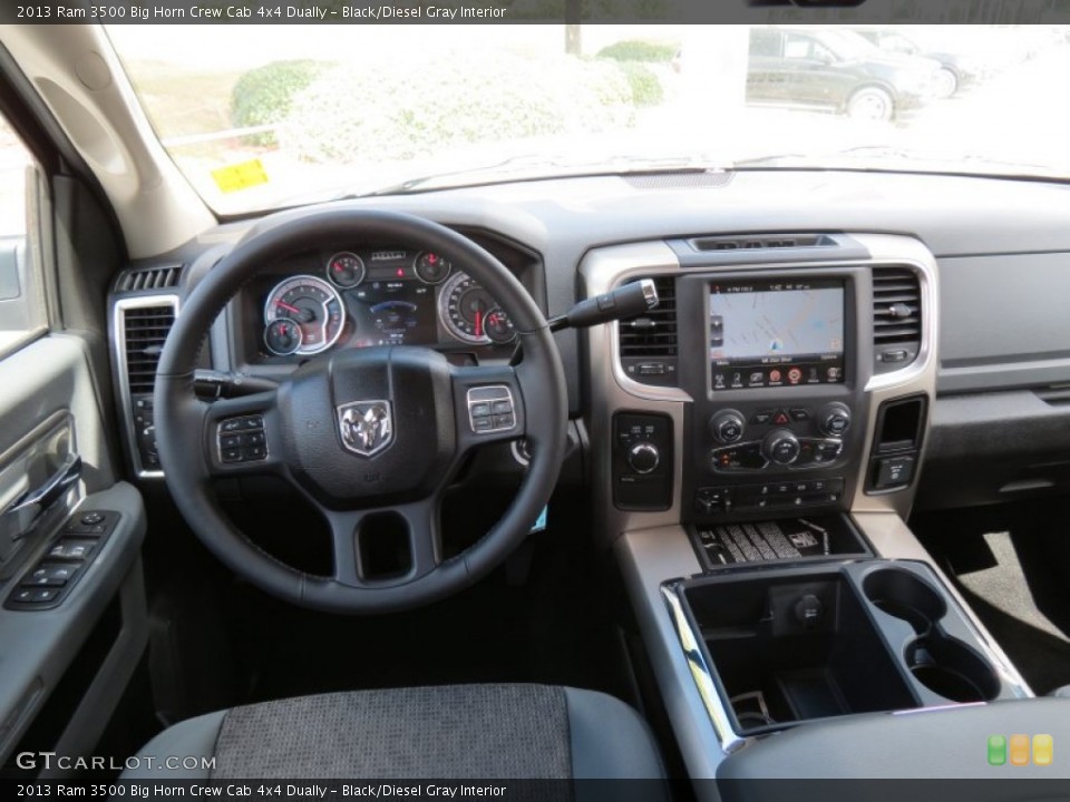 Black/Diesel Gray Interior Dashboard for the 2013 Ram 3500 Big Horn Crew Cab 4x4 Dually #86813492