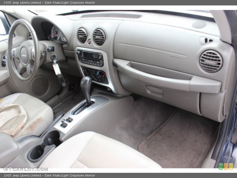 Dark Khaki/Light Graystone Interior Dashboard for the 2005 Jeep Liberty Limited #86813744