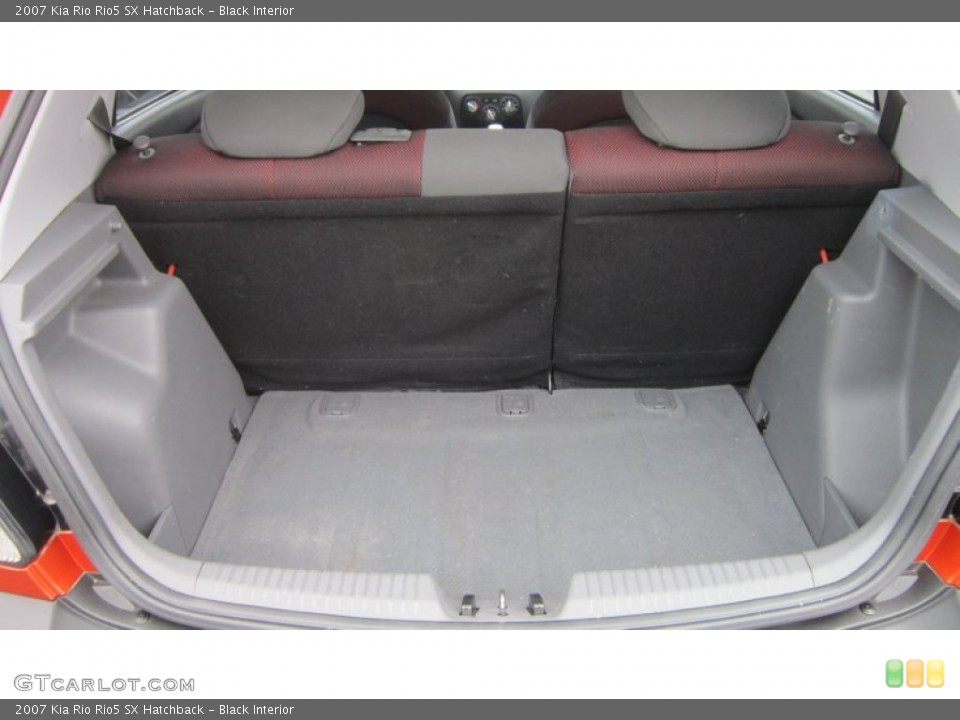 Black Interior Trunk for the 2007 Kia Rio Rio5 SX Hatchback #86816450