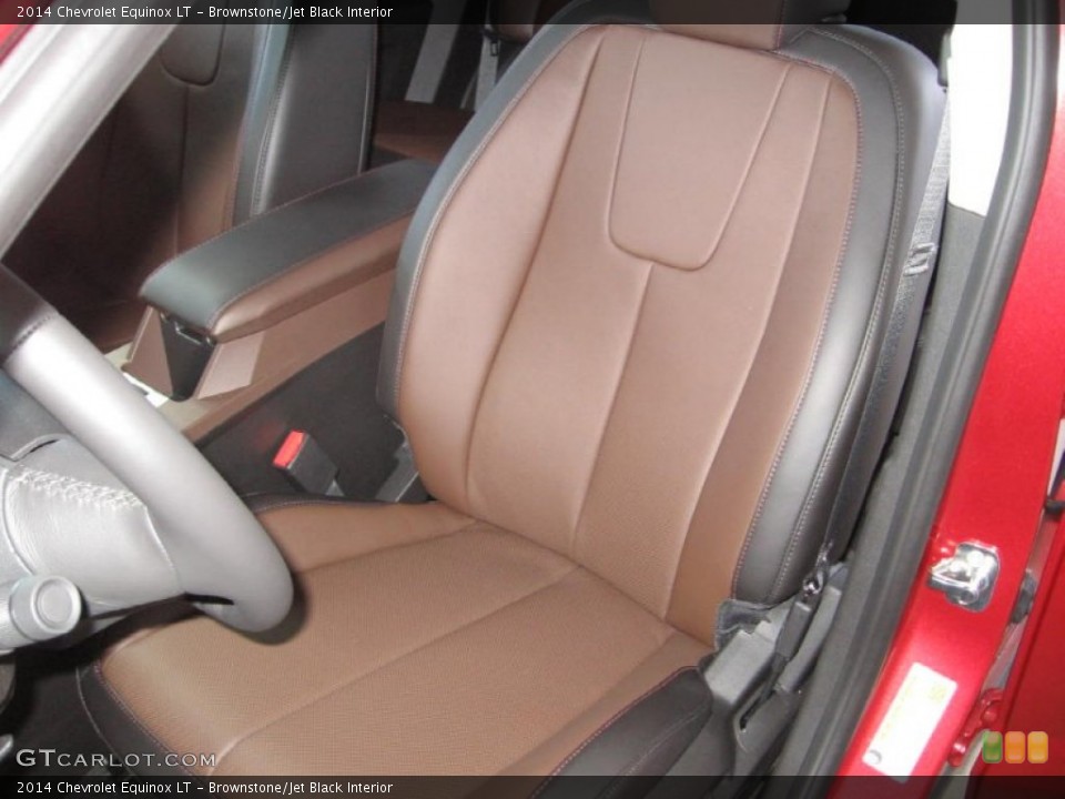 Brownstone/Jet Black Interior Front Seat for the 2014 Chevrolet Equinox LT #86816916