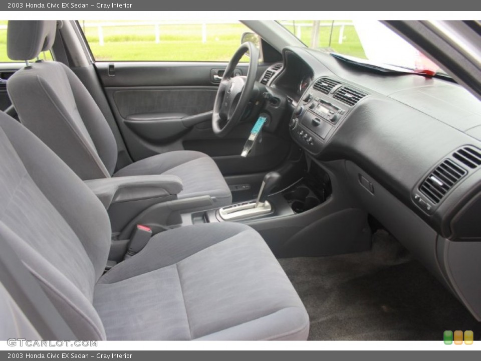 Gray Interior Front Seat for the 2003 Honda Civic EX Sedan #86820960