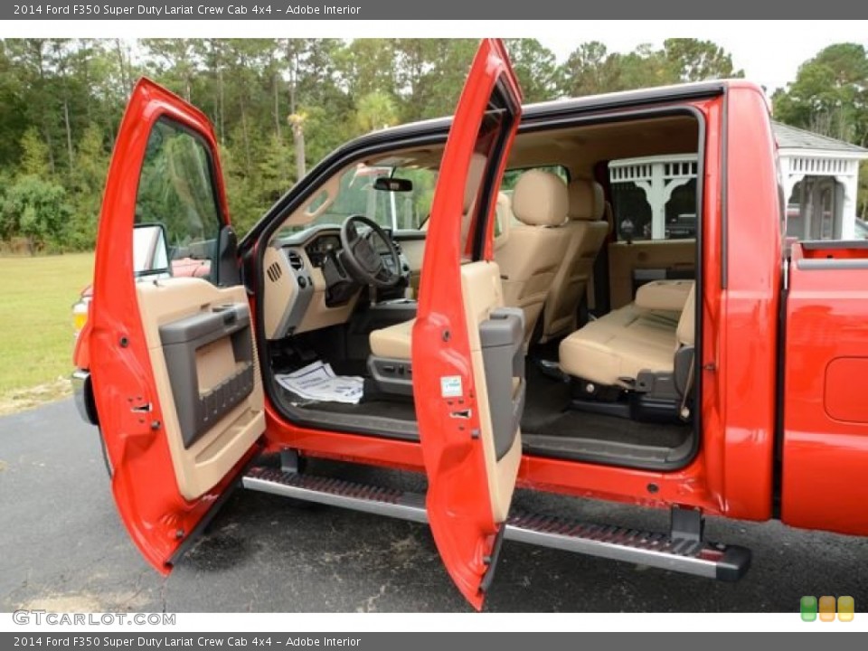 Adobe Interior Photo for the 2014 Ford F350 Super Duty Lariat Crew Cab 4x4 #86822981