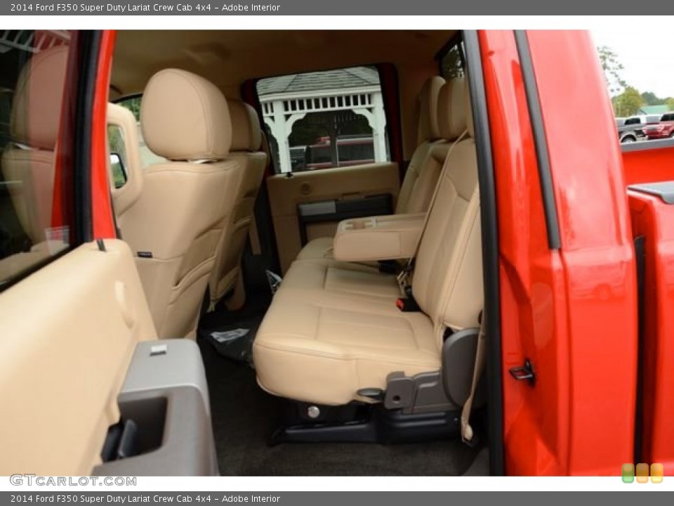 Adobe Interior Rear Seat for the 2014 Ford F350 Super Duty Lariat Crew Cab 4x4 #86823004