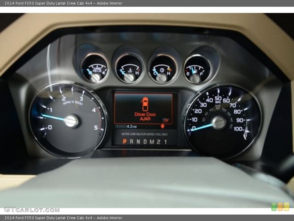 Adobe Interior Gauges for the 2014 Ford F350 Super Duty Lariat Crew Cab 4x4 #86823239