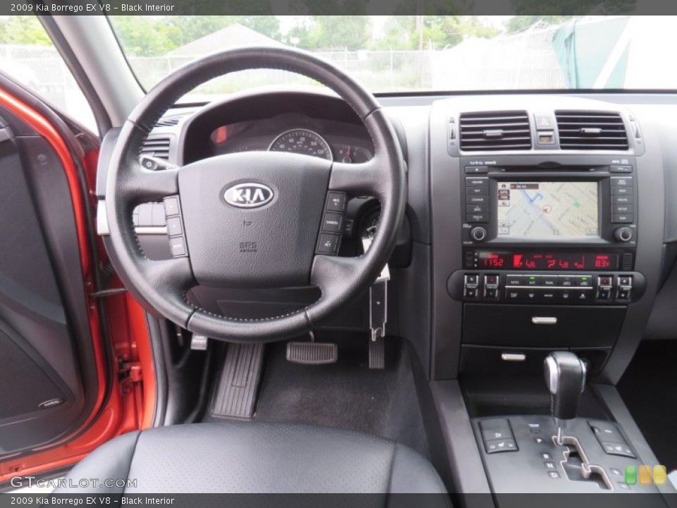 Black Interior Dashboard for the 2009 Kia Borrego EX V8 #86824232