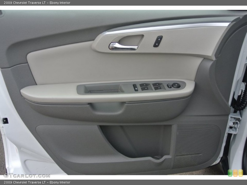 Ebony Interior Door Panel for the 2009 Chevrolet Traverse LT #86824541
