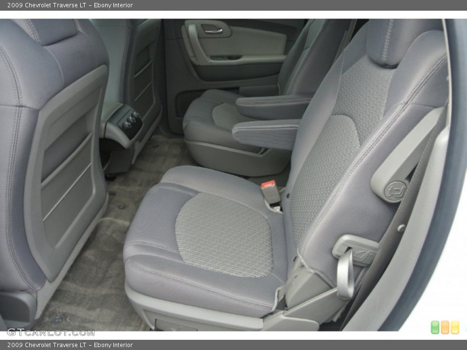 Ebony Interior Rear Seat for the 2009 Chevrolet Traverse LT #86824730