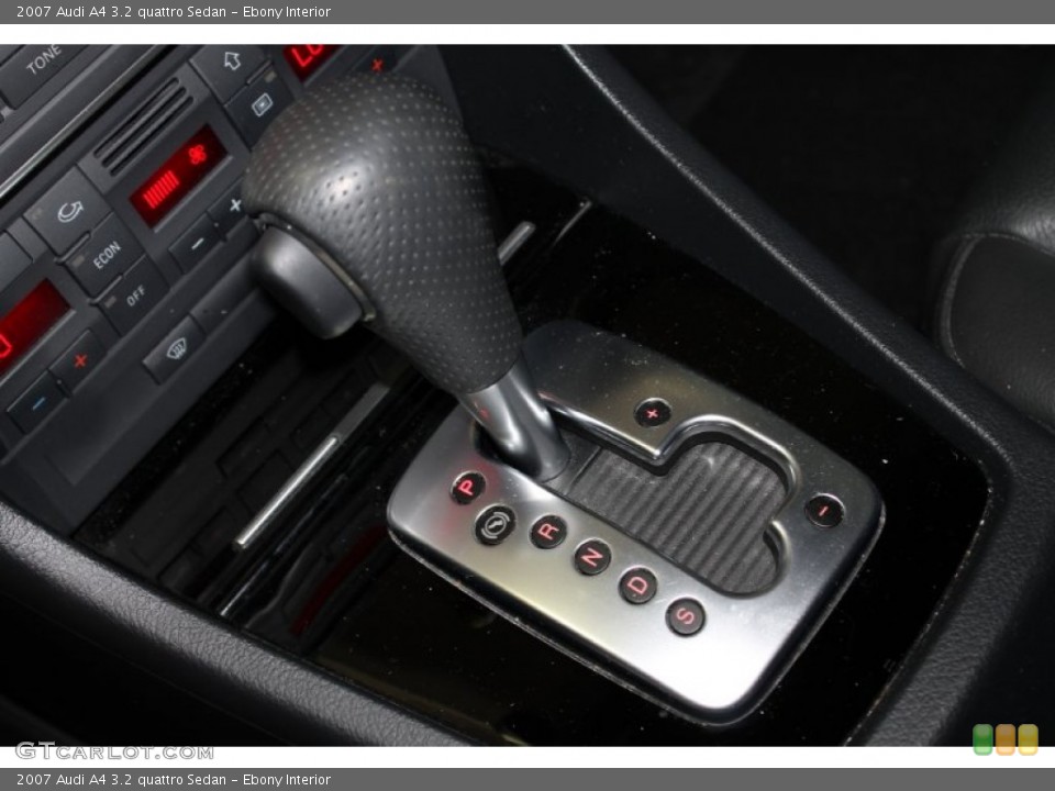 Ebony Interior Transmission for the 2007 Audi A4 3.2 quattro Sedan #86825399