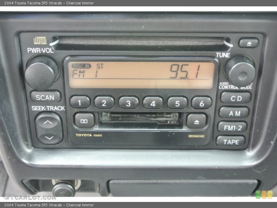 Charcoal Interior Audio System for the 2004 Toyota Tacoma SR5 Xtracab #86825696