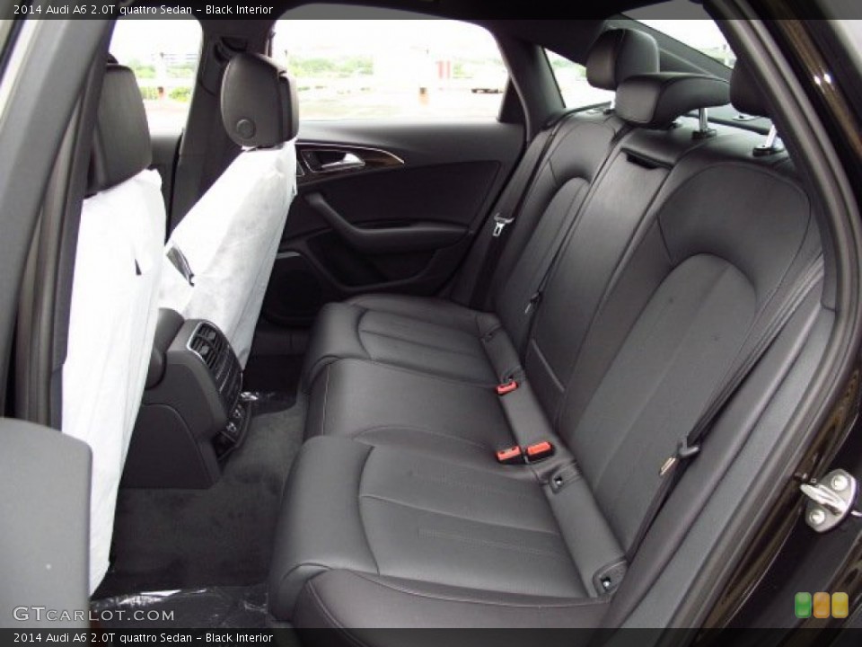 Black Interior Rear Seat for the 2014 Audi A6 2.0T quattro Sedan #86827655