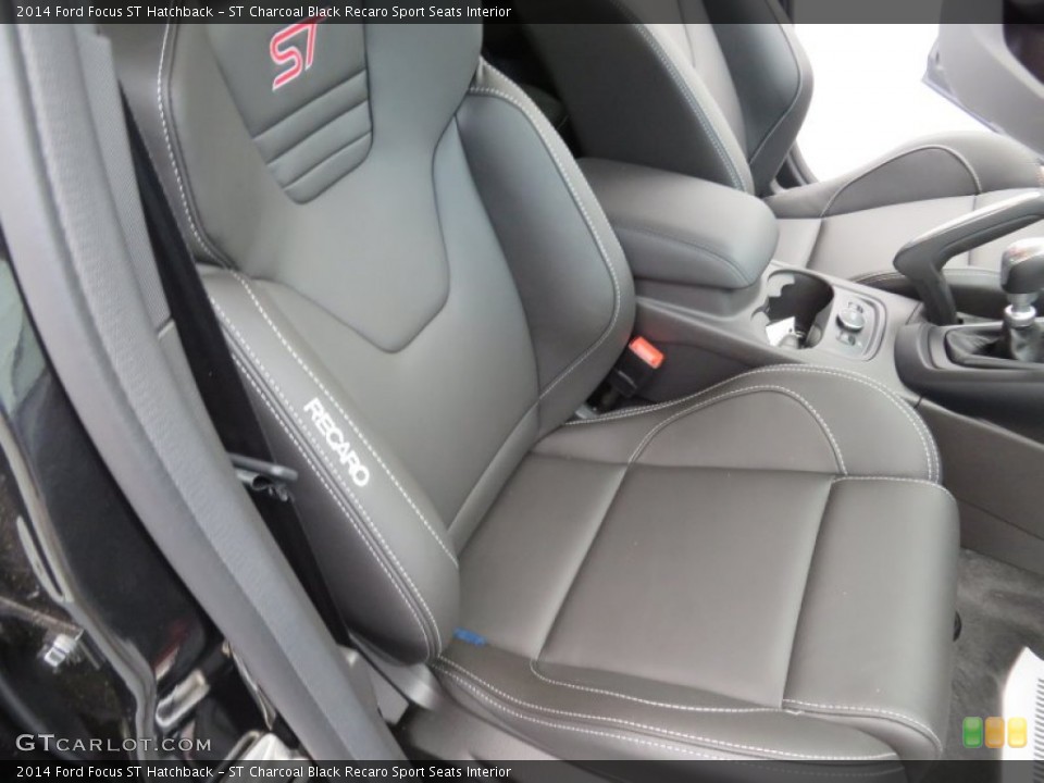 ST Charcoal Black Recaro Sport Seats Interior Front Seat for the 2014 Ford Focus ST Hatchback #86829029