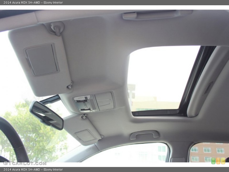 Ebony Interior Sunroof for the 2014 Acura MDX SH-AWD #86829158
