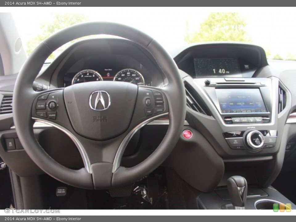 Ebony Interior Steering Wheel for the 2014 Acura MDX SH-AWD #86829182