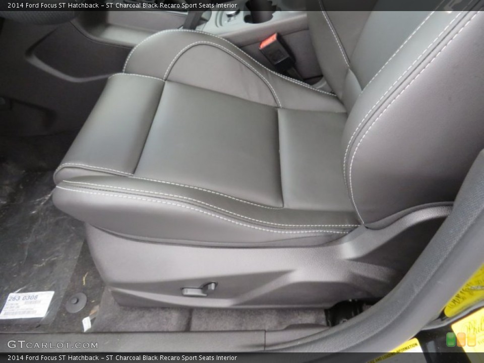 ST Charcoal Black Recaro Sport Seats Interior Front Seat for the 2014 Ford Focus ST Hatchback #86829215