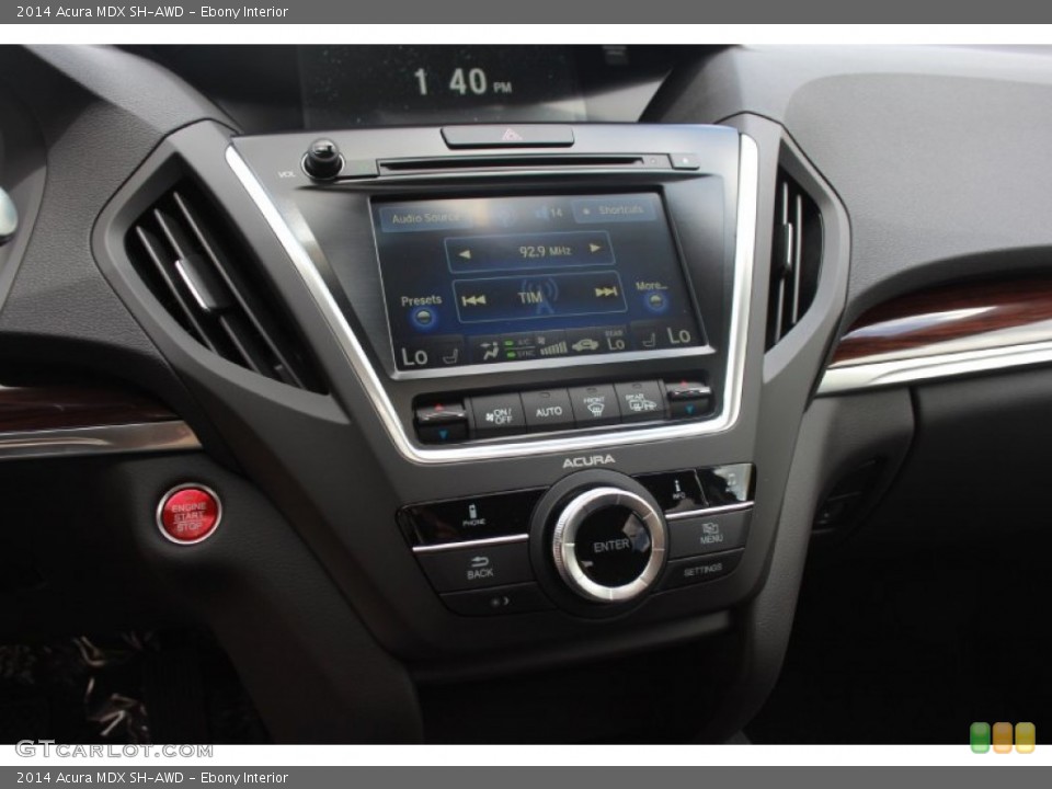 Ebony Interior Controls for the 2014 Acura MDX SH-AWD #86829249