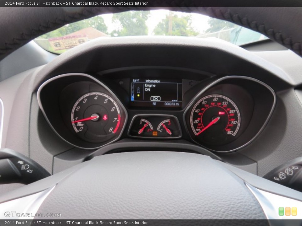 ST Charcoal Black Recaro Sport Seats Interior Gauges for the 2014 Ford Focus ST Hatchback #86829434