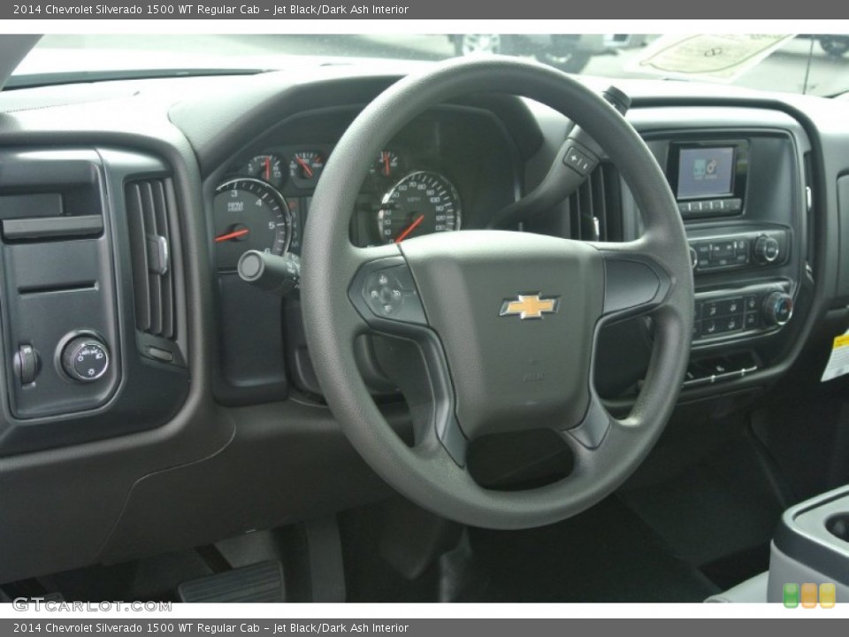 Jet Black/Dark Ash Interior Steering Wheel for the 2014 Chevrolet Silverado 1500 WT Regular Cab #86829845