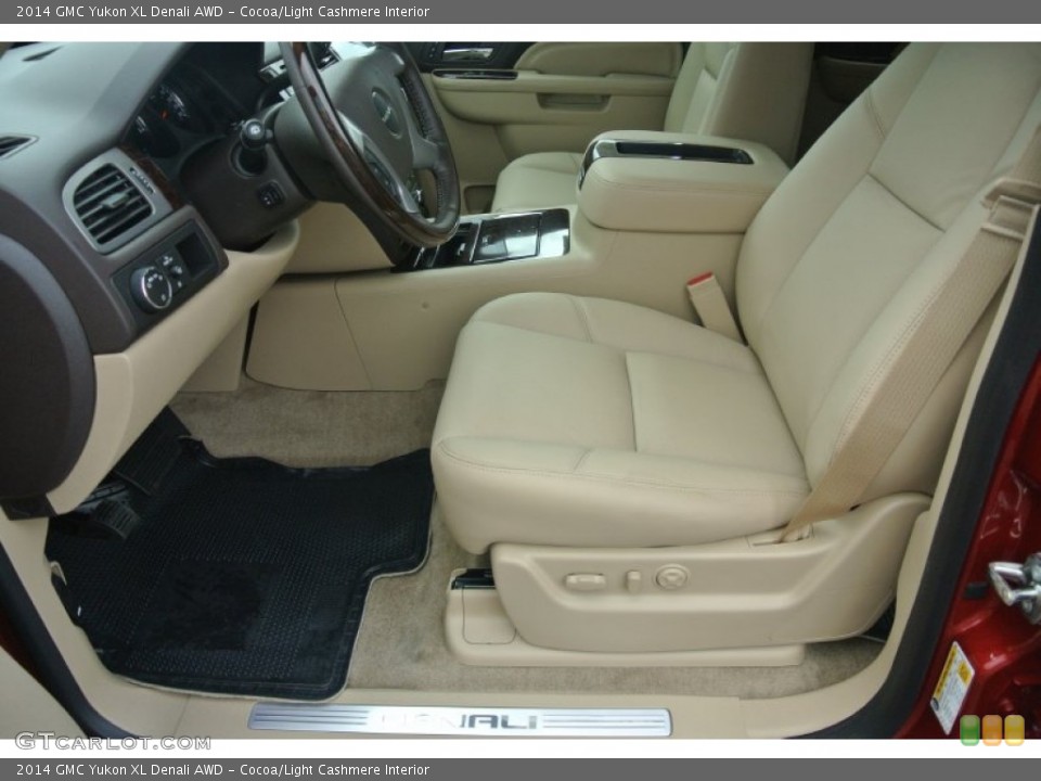 Cocoa/Light Cashmere Interior Photo for the 2014 GMC Yukon XL Denali AWD #86830019