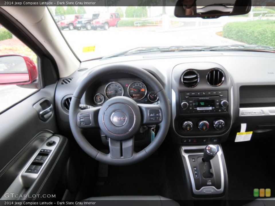 Dark Slate Gray Interior Dashboard for the 2014 Jeep Compass Latitude #86830028