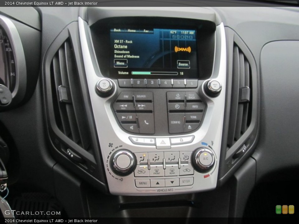 Jet Black Interior Controls for the 2014 Chevrolet Equinox LT AWD #86830055