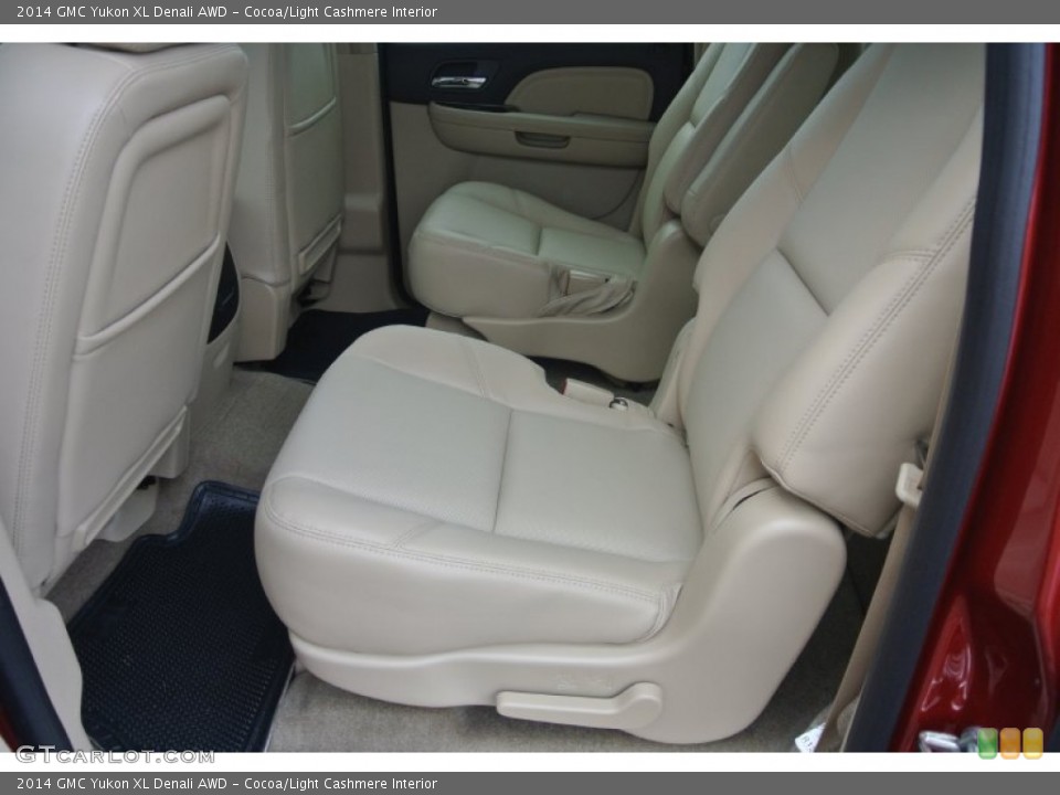 Cocoa/Light Cashmere Interior Rear Seat for the 2014 GMC Yukon XL Denali AWD #86830193
