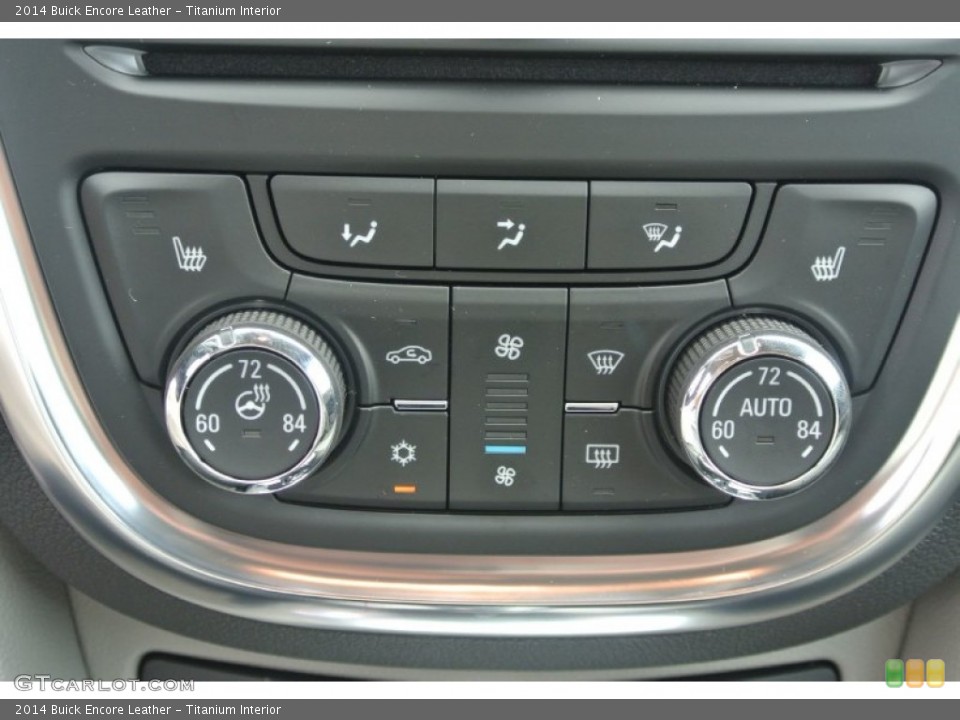 Titanium Interior Controls for the 2014 Buick Encore Leather #86831141