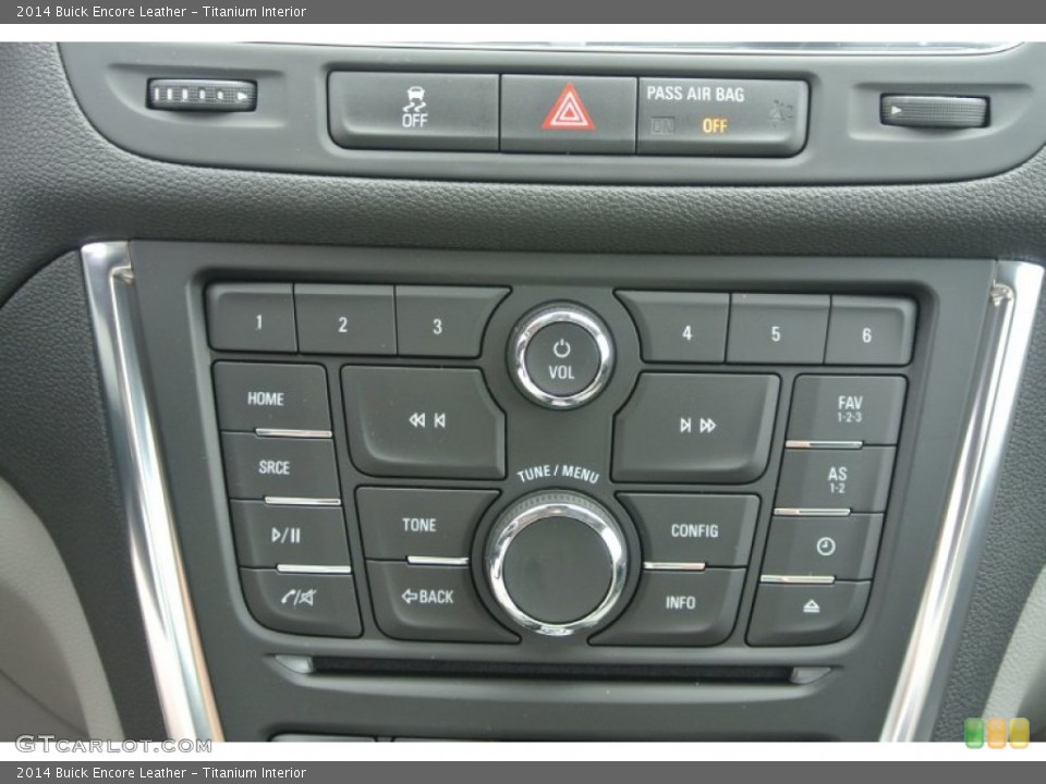 Titanium Interior Controls for the 2014 Buick Encore Leather #86831165
