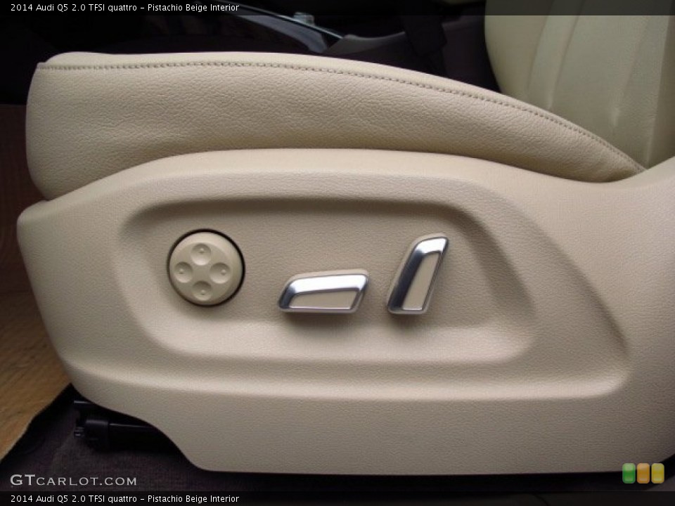 Pistachio Beige Interior Controls for the 2014 Audi Q5 2.0 TFSI quattro #86832548