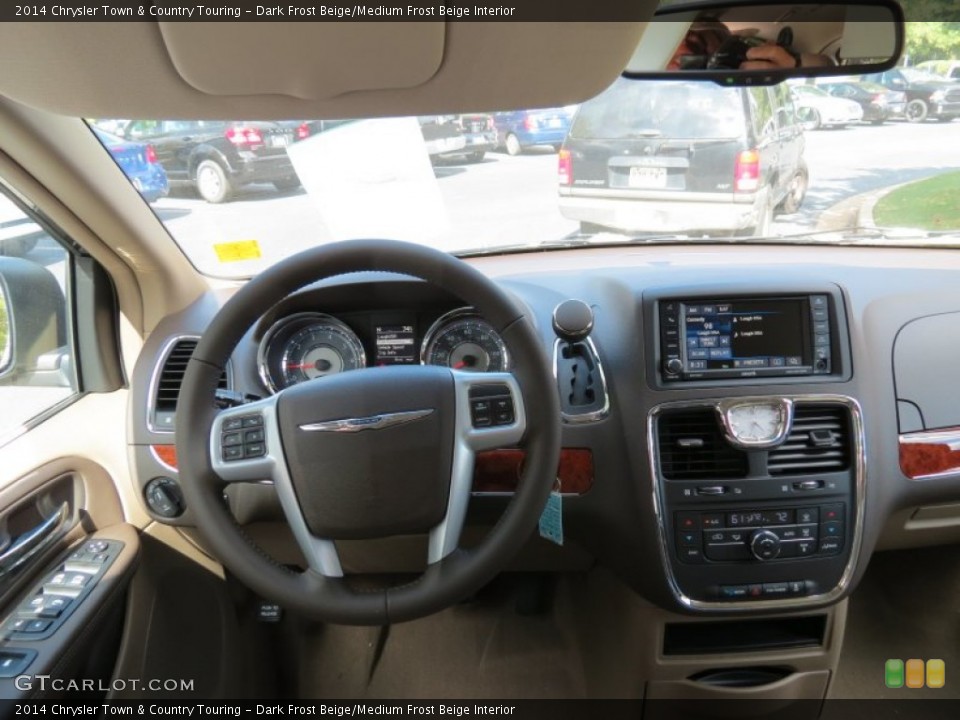 Dark Frost Beige/Medium Frost Beige Interior Dashboard for the 2014 Chrysler Town & Country Touring #86833700