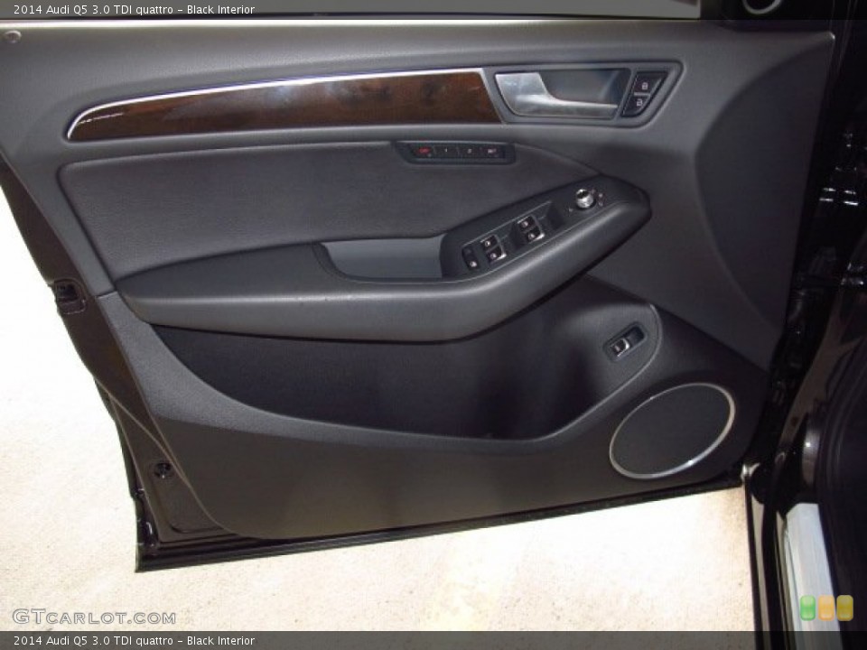 Black Interior Door Panel for the 2014 Audi Q5 3.0 TDI quattro #86833983