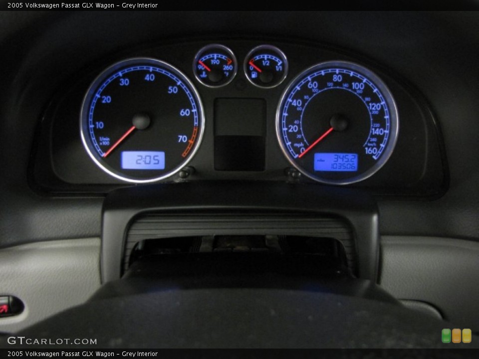Grey Interior Gauges for the 2005 Volkswagen Passat GLX Wagon #86834360