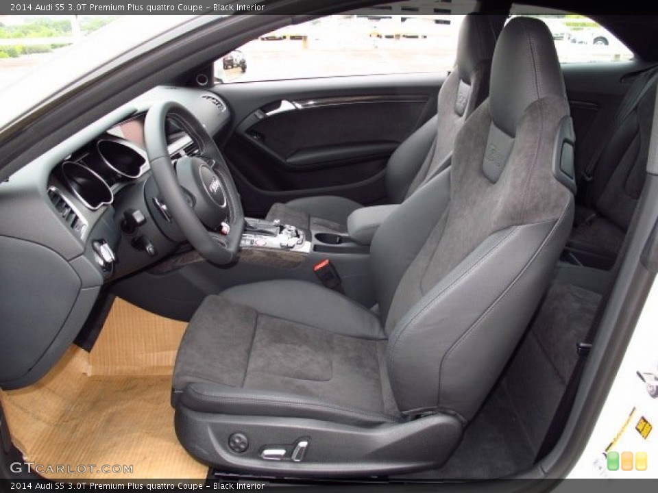 Black Interior Front Seat for the 2014 Audi S5 3.0T Premium Plus quattro Coupe #86834510