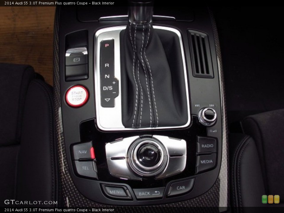 Black Interior Controls for the 2014 Audi S5 3.0T Premium Plus quattro Coupe #86834675
