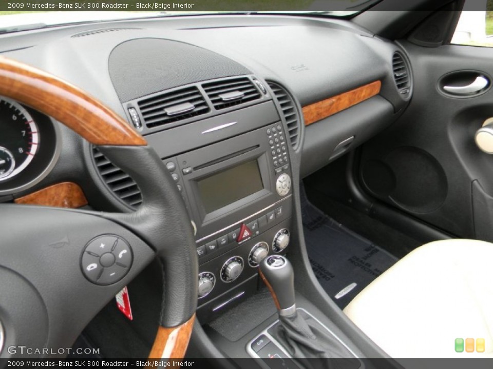 Black/Beige Interior Dashboard for the 2009 Mercedes-Benz SLK 300 Roadster #86835047