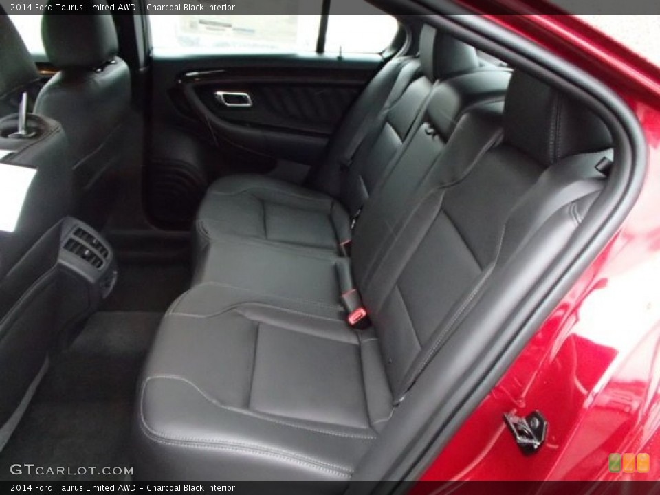 Charcoal Black Interior Rear Seat for the 2014 Ford Taurus Limited AWD #86836601