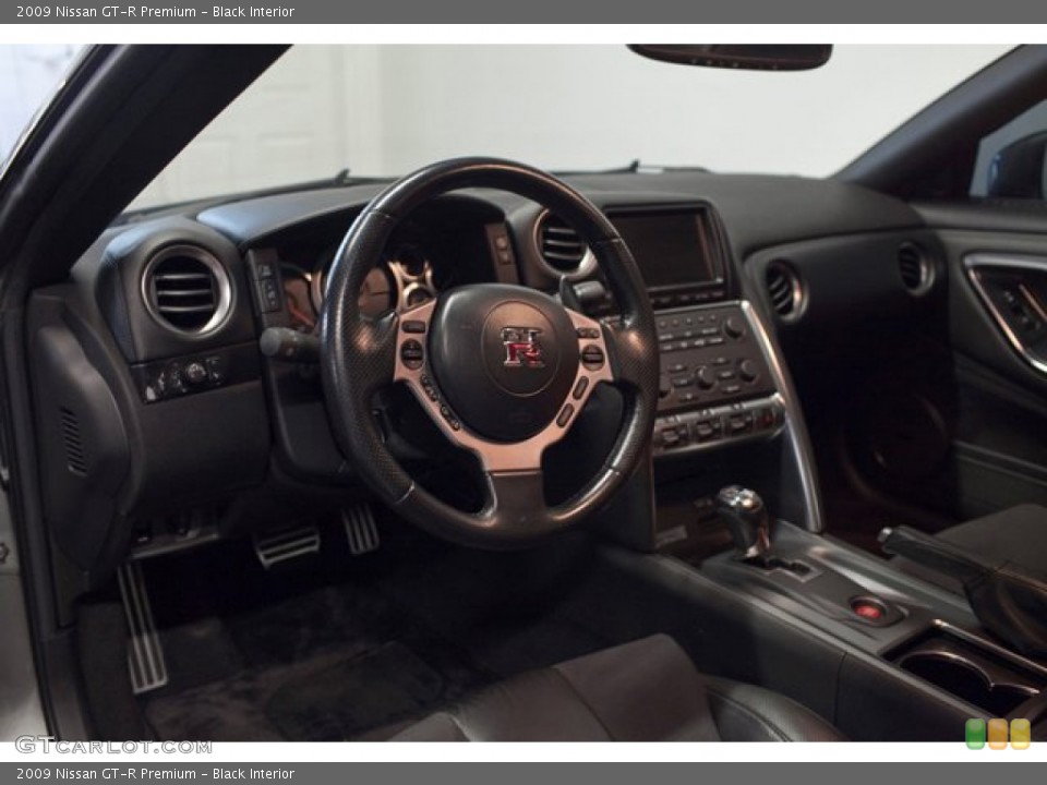 Black Interior Dashboard for the 2009 Nissan GT-R Premium #86838335