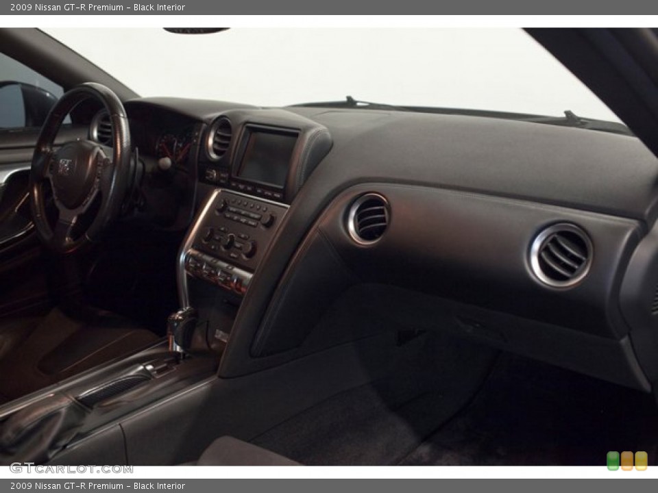 Black Interior Dashboard for the 2009 Nissan GT-R Premium #86838356