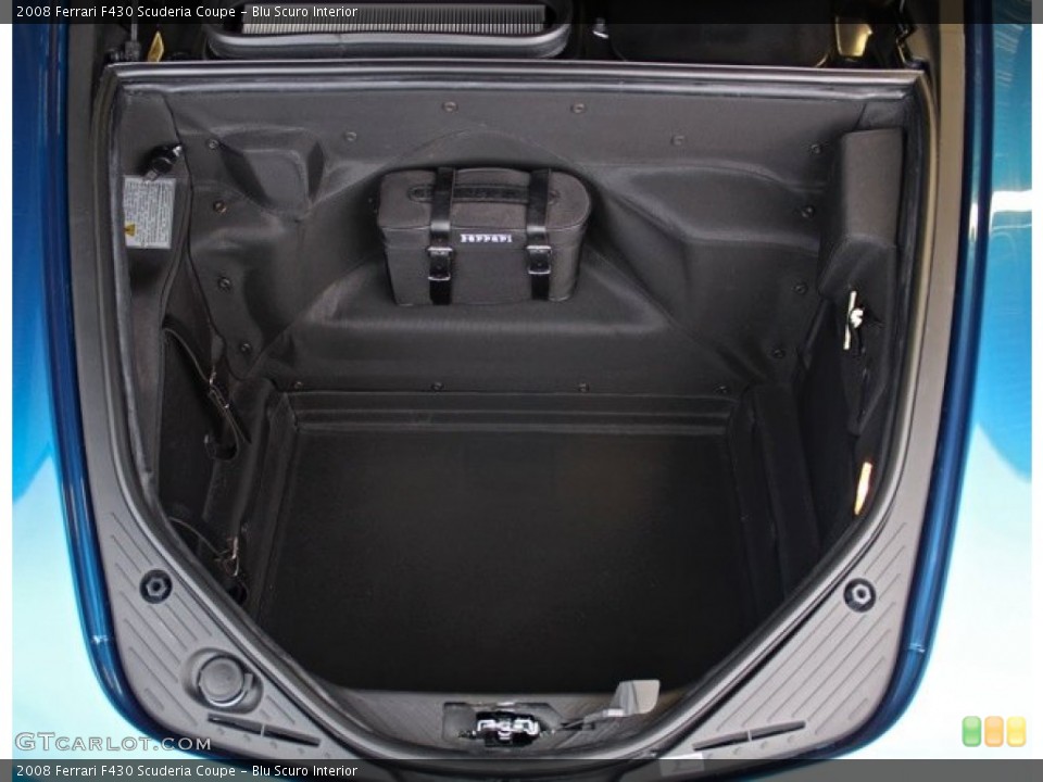 Blu Scuro Interior Trunk for the 2008 Ferrari F430 Scuderia Coupe #86839076