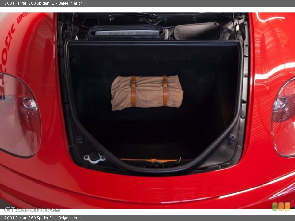 Beige Interior Trunk for the 2001 Ferrari 360 Spider F1 #86839730