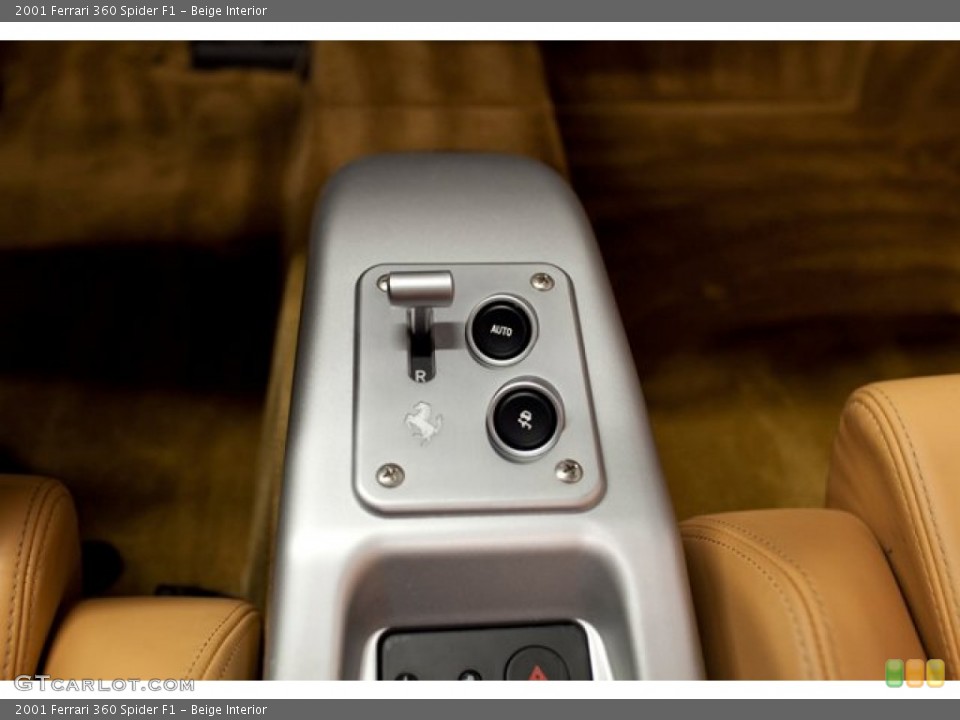 Beige Interior Transmission for the 2001 Ferrari 360 Spider F1 #86840402