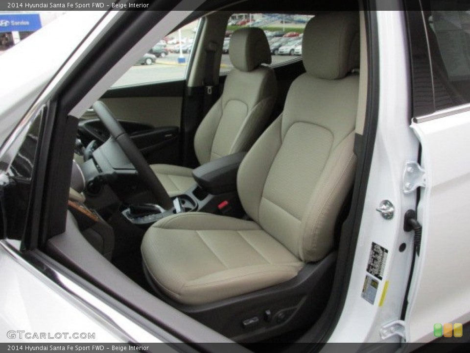 Beige Interior Front Seat for the 2014 Hyundai Santa Fe Sport FWD #86841917