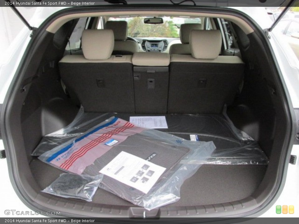 Beige Interior Trunk for the 2014 Hyundai Santa Fe Sport FWD #86842067