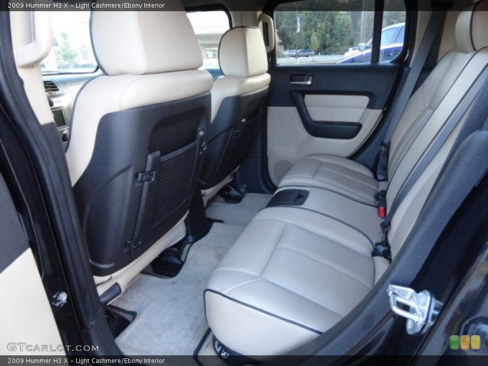 Light Cashmere/Ebony Interior Rear Seat for the 2009 Hummer H3 X #86842574