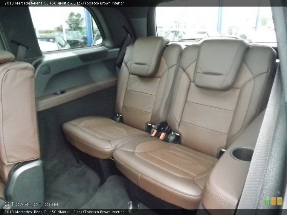 Black/Tobacco Brown Interior Rear Seat for the 2013 Mercedes-Benz GL 450 4Matic #86850030