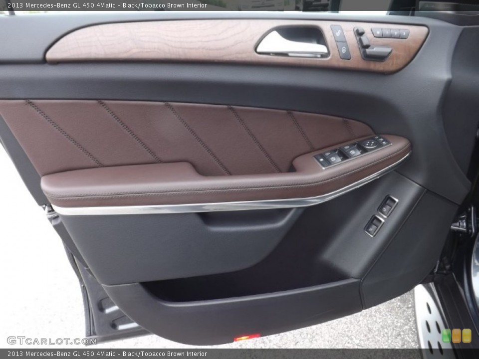 Black/Tobacco Brown Interior Door Panel for the 2013 Mercedes-Benz GL 450 4Matic #86850207