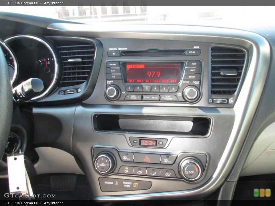 Gray Interior Controls for the 2012 Kia Optima LX #86851833