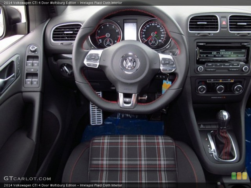 Intelagos Plaid Cloth Interior Steering Wheel for the 2014 Volkswagen GTI 4 Door Wolfsburg Edition #86856887
