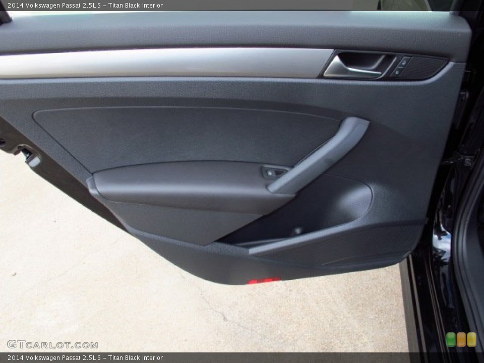 Titan Black Interior Door Panel for the 2014 Volkswagen Passat 2.5L S #86858544